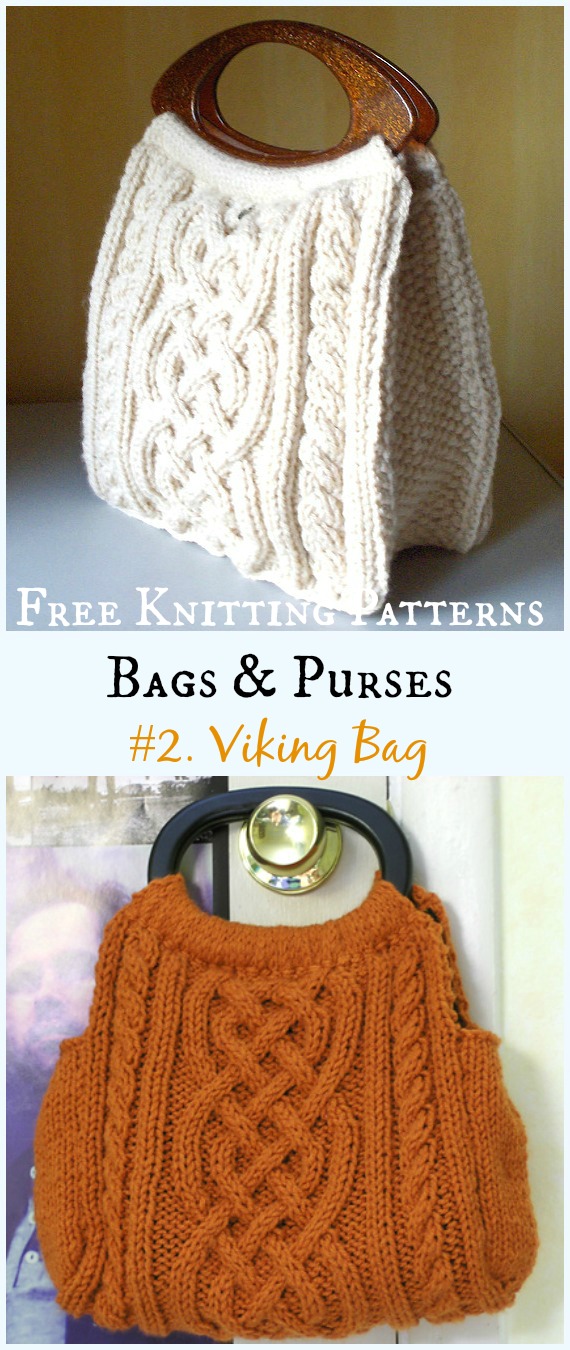 Viking Bag Free Knitting Pattern - #Bags & Purses Free #Knitting Patterns