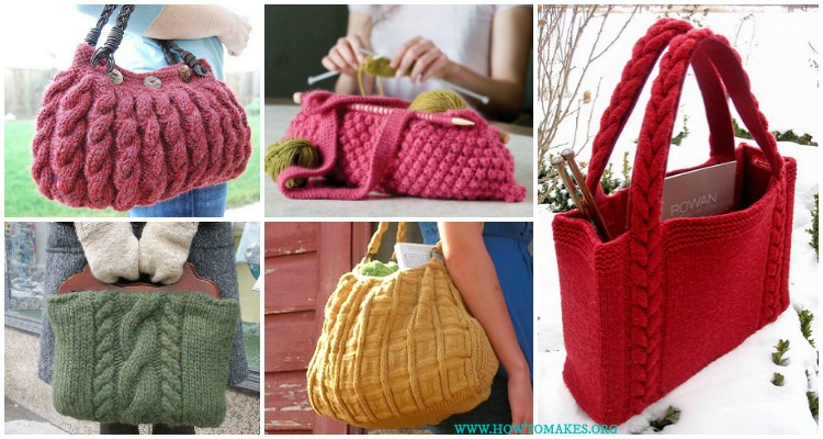 Bags & Purses Free Knitting Patterns