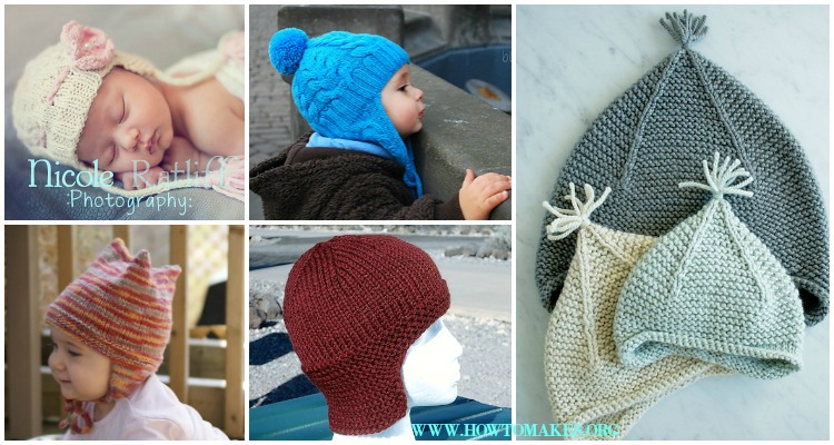 Earflap Hat Free Knitting Patterns Crochet Knitting