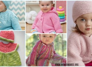 Kids Cardigan Sweater Free Knitting Patterns