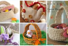 Crochet Easter Basket & Containers Free Patterns