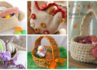 Crochet Easter Basket & Containers Free Patterns