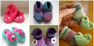 Baby Booties Slippers Free Knitting Patterns