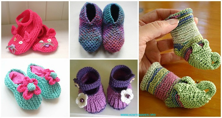 Baby Booties Slippers Free Knitting Patterns