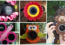 Crochet Camera Lens Buddy & Cozy Patterns DIY Instructions