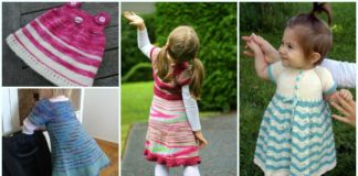 Baby & Little Girls Dress Free Knitting Patterns