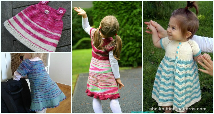 Little Girls Dress Free Knitting Patterns