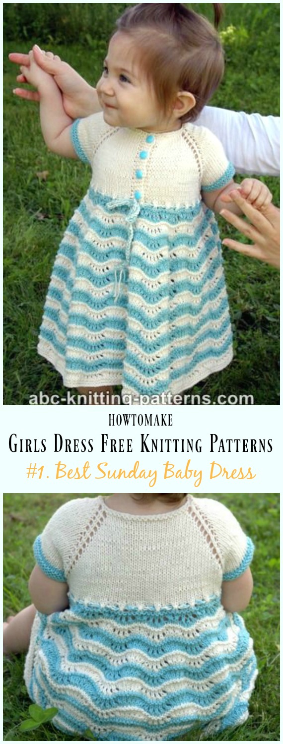 Little Girls Dress Free Knitting Patterns