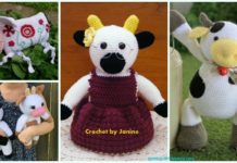 Crochet Amigurumi Cow Toy Plushies Free Crochet Patterns