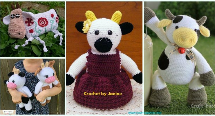 Amigurumi Cow Toy Plushies Free Crochet Patterns Crochet Amigurumi Cow Toy Plushies Free Crochet Patterns
