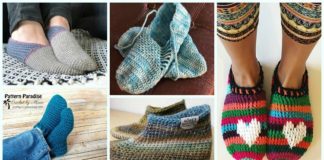 Crochet Adult Slippers Free Patterns