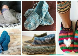 Crochet Adult Slippers Free Patterns