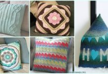 Crochet Decorative Pillow Free Patterns DIY Instructions