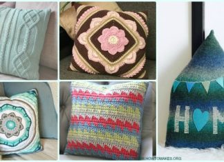 Crochet Decorative Pillow Free Patterns DIY Instructions