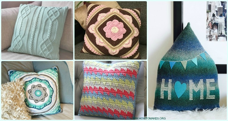 Crochet Decorative Pillow Free Patterns Pillow Case Pillow Cover