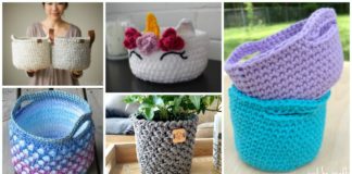 Storage Basket Free Crochet Patterns