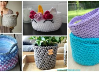 Storage Basket Free Crochet Patterns