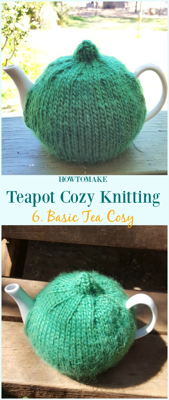 Basic Tea Cosy Free Knitting Pattern - #Teapot; Cozy Free #Knitting; Patterns