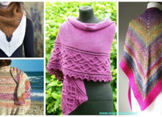 Fall & Winter Women Shawl Free Knitting Patterns