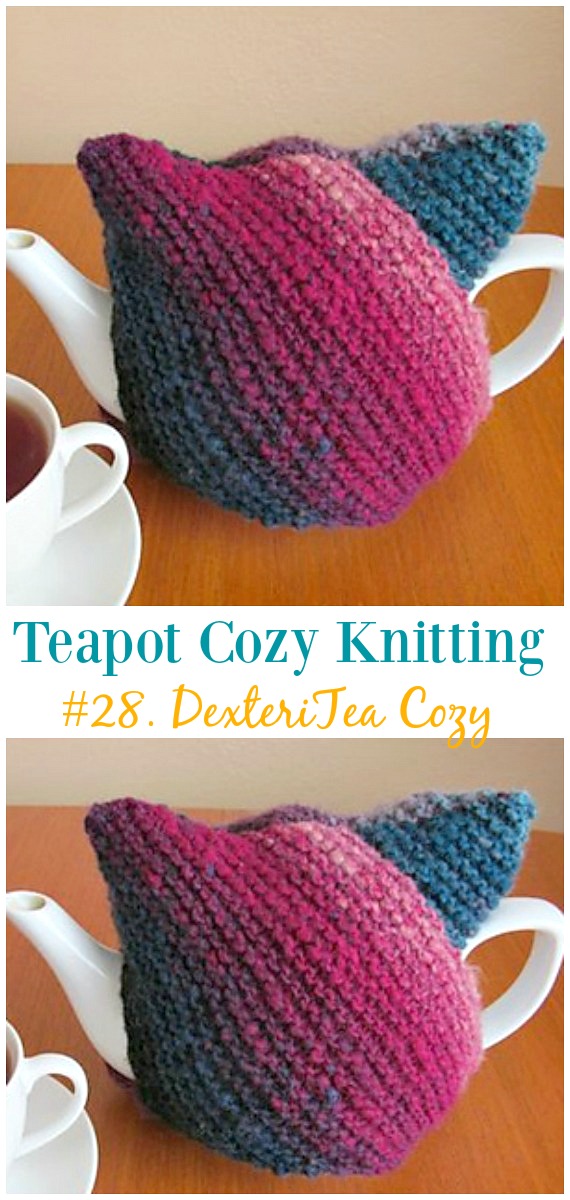 DexteriTea Cozy Free Knitting Pattern - #Teapot; Cozy Free #Knitting; Patterns