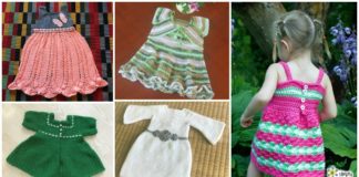 Summer Girl Dress Free Crochet Patterns