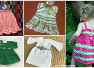 Summer Girl Dress Free Crochet Patterns