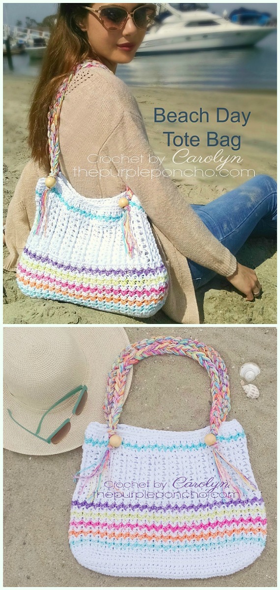 Summer Beach Bag Free Crochet Patterns