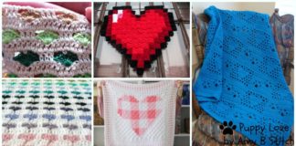 Heart Blanket Crochet Patterns