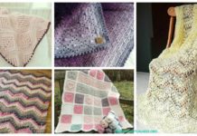 Bobble & Popcorn Blanket Free Crochet Patterns