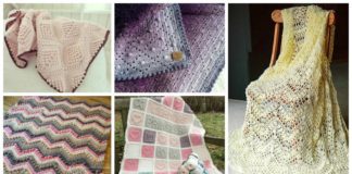 Bobble & Popcorn Blanket Free Crochet Patterns