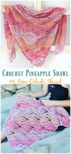 Crochet Pineapple Shawl Free Patterns &amp; Tutorials