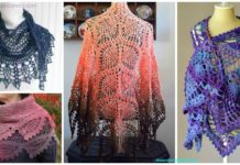 Crochet Pineapple Shawl Free Patterns & Tutorials