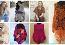 Fall & Winter Women Poncho Free Crochet Patterns & Paid