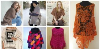 Fall & Winter Women Poncho Free Crochet Patterns & Paid