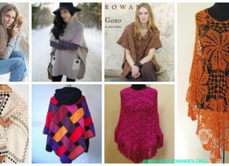 Fall & Winter Women Poncho Free Crochet Patterns & Paid