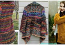 Fall & Winter Women Cardigan Free Crochet Patterns
