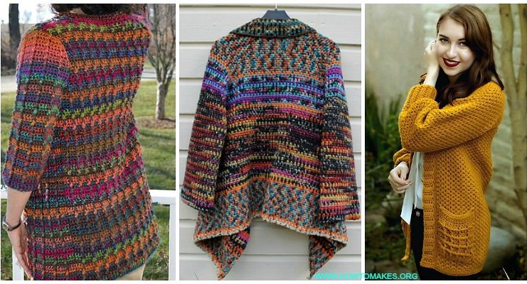 Fall & Winter Women Cardigan Free Crochet Patterns Fall & Winter Women Cardigan Free Crochet Patterns