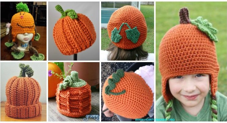 Pumpkin Hat Free Crochet Patterns Perfect for Autumn Harvest