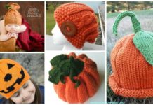 Pumpkin Hat Free Knitting Patterns [Size Baby To Adults]