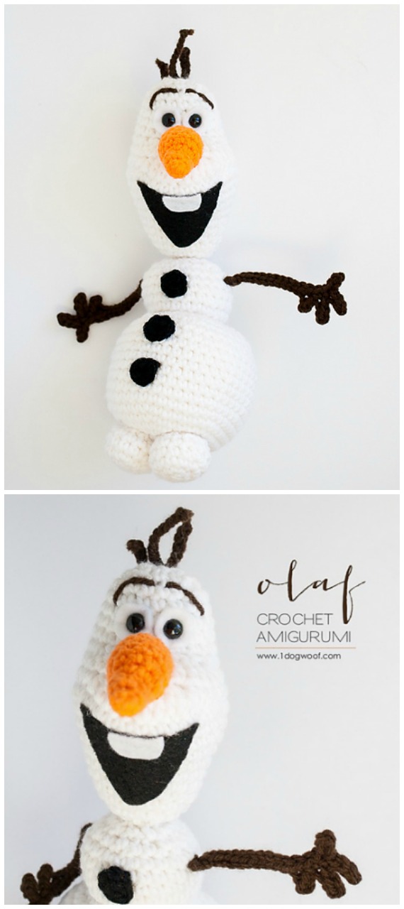 Amigurumi Frozen's Olaf Amigurumi Doll Crochet Free Pattern - Crochet #Snowman;# Amigurumi; Free Patterns