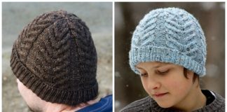 Antler Hat Knitting Free Pattern- Unisex Adult #Hat; Free #Knitting; Patterns