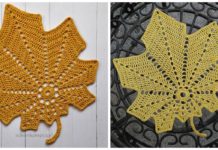Autumn Leaf Crochet Free Pattern - Autumn #Leaf; Free #Crochet; Patterns
