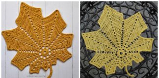 Autumn Leaf Crochet Free Pattern - Autumn #Leaf; Free #Crochet; Patterns