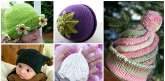 Baby & Kids Beanie Hat Free Knitting Patterns