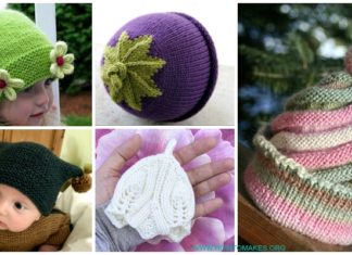 Baby & Kids Beanie Hat Free Knitting Patterns