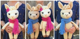 CAL Crochet Llama Amigurumi Free Pattern - Free #Amigurumi; #Llama Toy Softies Crochet Patterns