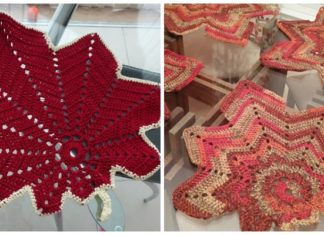Chestnut Leaf Coaster Crochet Free Pattern - Autumn #Leaf; Free #Crochet; Patterns