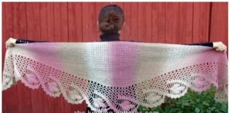 Dawn in the Woods Shawl Crochet Free Pattern - Trendy Women #Shawl; Free #Crochet; Patterns