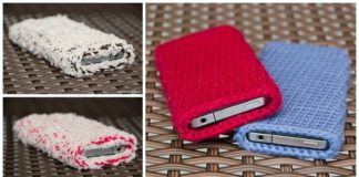 Easy Electronics Sleeve Crochet Free Pattern - Cozy #Camera; Case #Crochet; Free Patterns