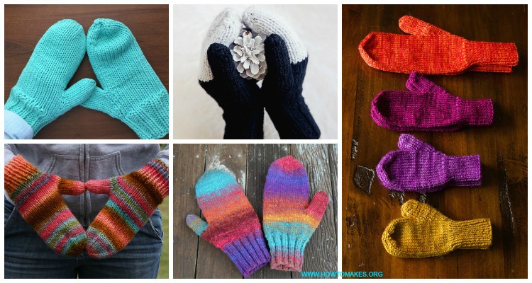 Quick Easy Mittens Free Knitting Patterns